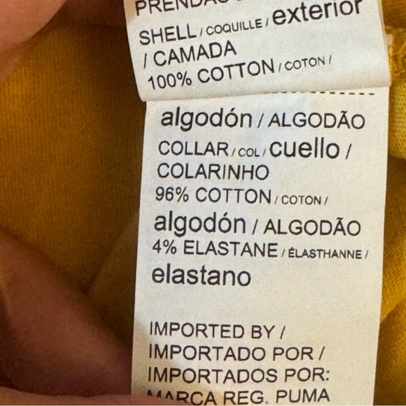 Puma Yellow Polo Shirt Classic Short Sleeve
#1007 - Picture 6 of 8